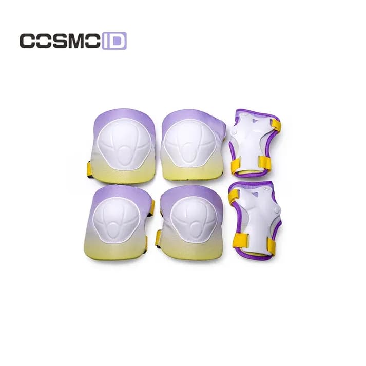 ชุดเซ็ตอุปกรณ์ป้องกันเด็ก สนับเข่า สนับศอก สนับข้อมือ แบรนด์ CosmoID (Kids Protections)