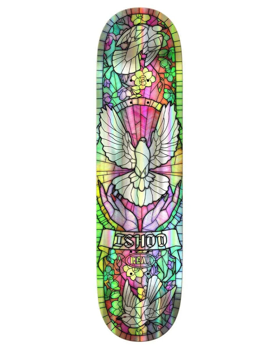 Real Ishod Holographic Rainbow Foil Cathedral Twin Tail
