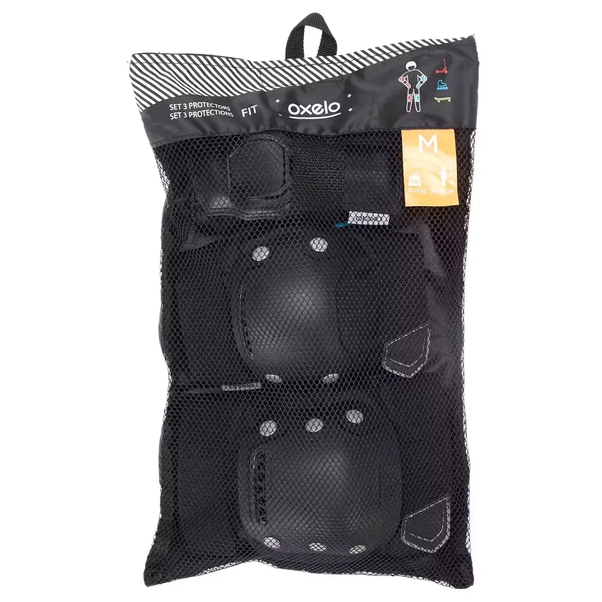 ชุดอุปกรณ์ป้องกันสเก็ต OXELO FIT500 PROTECTION SET